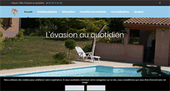 Desktop Screenshot of plaisance-piscines.com