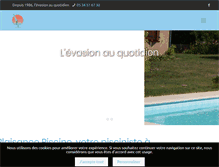 Tablet Screenshot of plaisance-piscines.com